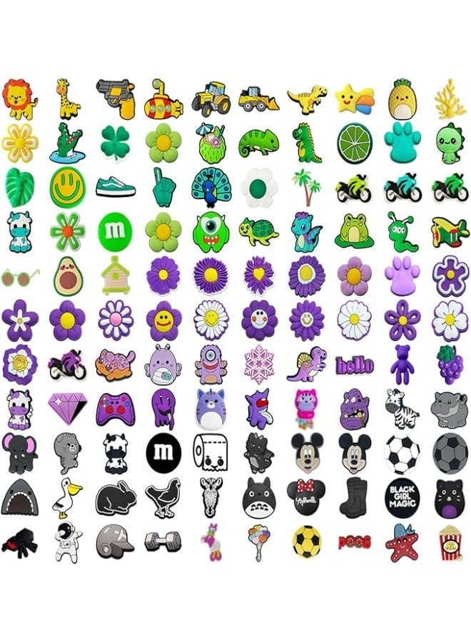 Flushrenic 50 Pcs Random Shoe Charms,Shoe Decoration Charms, for Croc Clog, Cute No-Repeat Different Charms Accessories,Shoe & Bracelet Wristband Party Gifts - Image 5